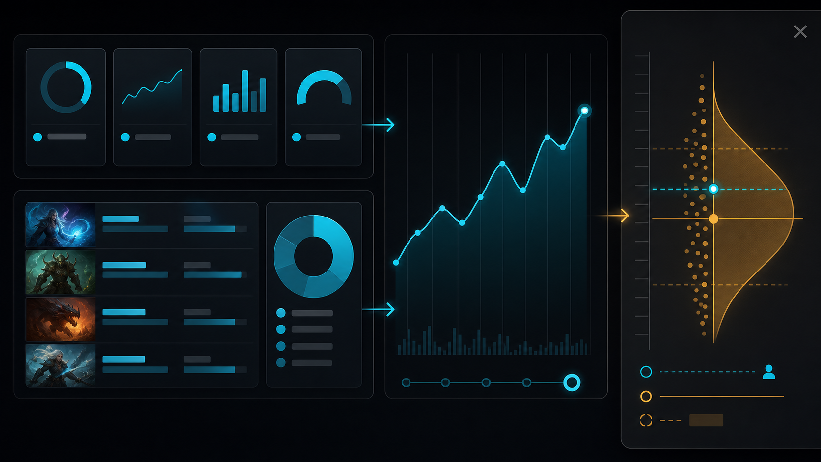 Draw Stats Web statistics map showing dashboard cards, artwork rows, timeline, and global comparison drawer